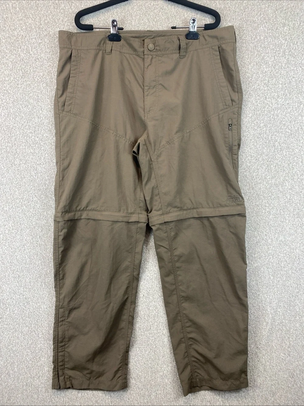 The North Face Paramount Trail convertible pants Mens 38 Brown gorpcore Shorts